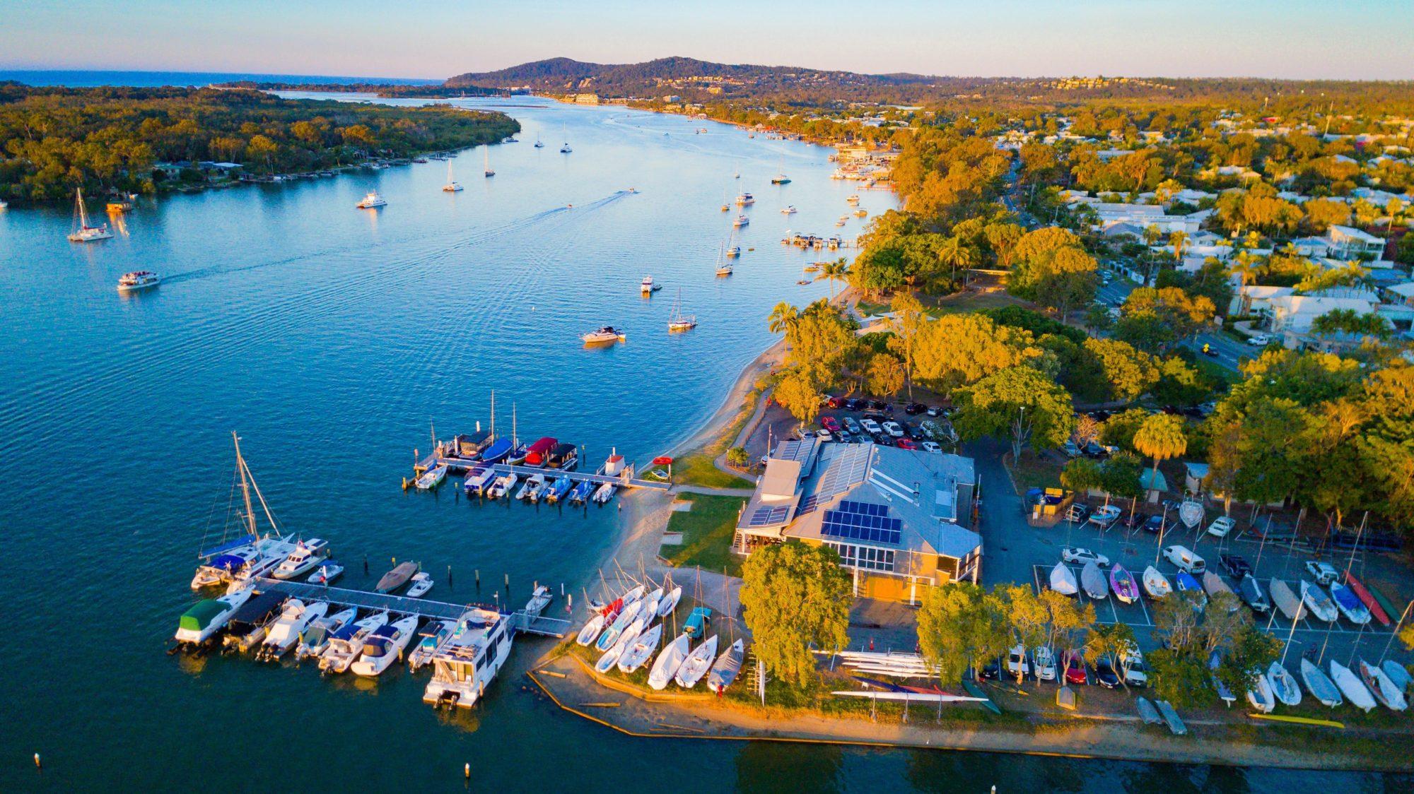 Visit the Noosa Yacht & Rowing Club or walk the river